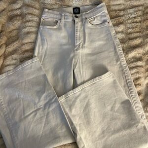 BDG Women’s White Wide Leg Jeans